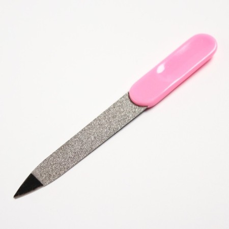Children's manicure set (scissors, kniper, saw), pink color-4