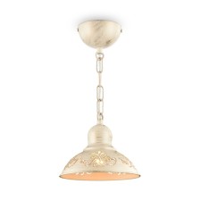 Suspended lamp Freya Fr2566-PL-01-WG Benoit, 170x170x1365 mm, E27, 1x60W, cream color with gold