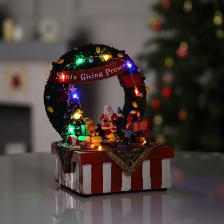 LED figure "Gift Fair" 26 × 20 × 16.5 cm, polystone, USB, glow of multi