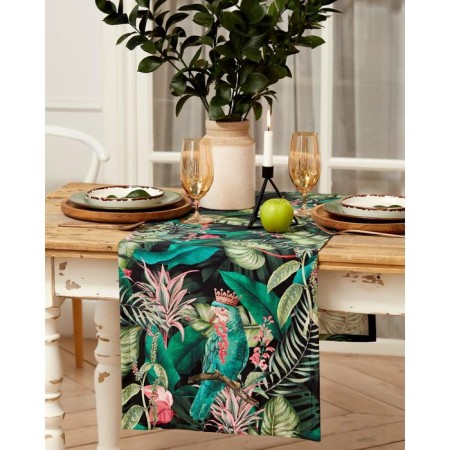 Ethel track Tropical Parrots 40*146 cm, 100% cotton, sarzha 190 g/m2-2
