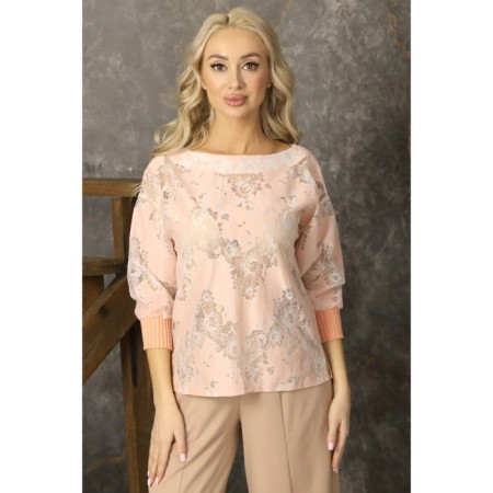Female jumper, size 42, peach color-6