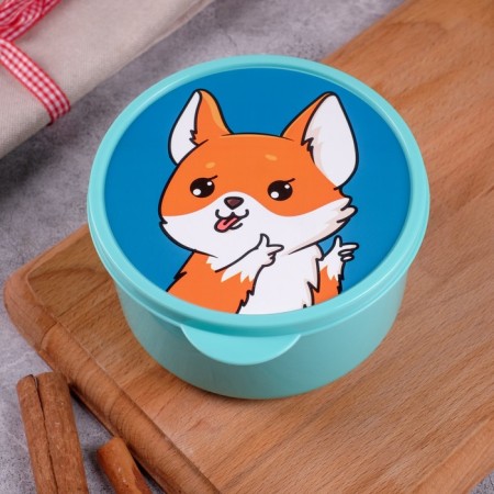 Lunch-Box Round Solomon "Corgi", 500 ml