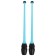 Bulas for rhythmic gymnastics inserted Grace Dance, 36 cm, blue/black color