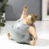 Souvenir Polystone "Pyshchka - Stretching" 12x8.5x13 cm