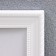Photo frame plastic L-1 15x21 cm, white (plastic screen)
