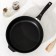 The “Tradition” pan, D = 28 cm, plastic handle, anti -stick coating, black color