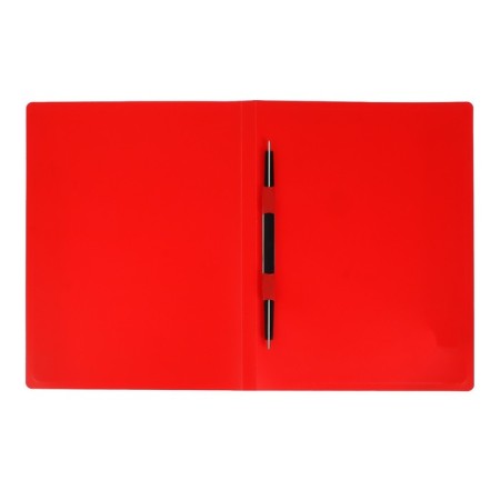 A folder with an A4, 500 μm plastic heater, a root of 14 mm, calligrata, up to 100 sheets, red-2
