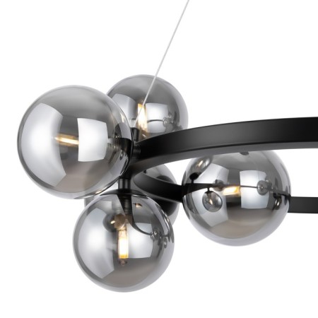 Suspension lamp Maytoni Mod545PL-11B, 11xG9, 28W, 25x137 cm, black color-1
