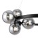 Suspension lamp Maytoni Mod545PL-11B, 11xG9, 28W, 25x137 cm, black color