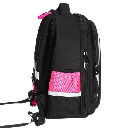 Frame saturan, 36 x 28 x 20 cm, Grizzly, from Plyusha, + keychain, black/pink-5