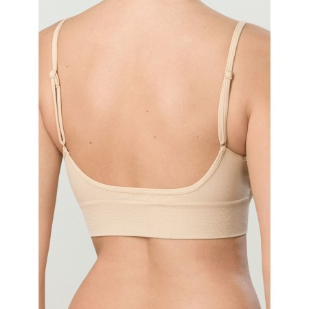 T-shirt-top for women, size m, beige color-1