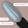 Delicate nude nail polish gel, 3 phase, 8 ml, LED/UV, gray color (52)