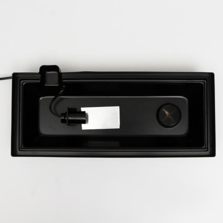Aquarium rectangular "atall" with a lid, 20 liters, 38 x 19 x 28/33 cm, black-8