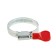 Chervyki clamp with MGF key, diameter 25-40mm, galvanized