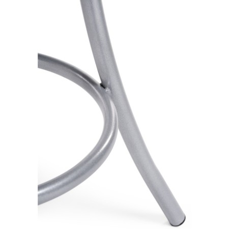 Baric chair Kreley Metal/Eco -leather, gray/beige 40x40x78 cm-3