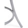 Baric chair Kreley Metal/Eco -leather, gray/beige 40x40x78 cm