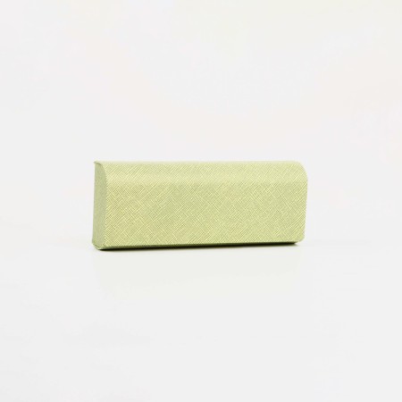 Magnet glass case, light green color