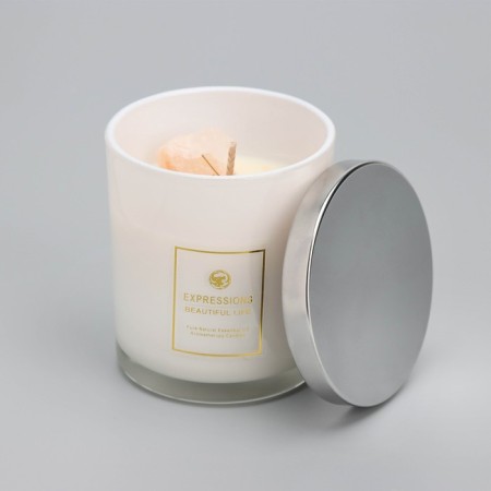 Aromatic candle "Scented Candle", English pear and freesia-3