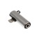 Exployd Ex-AD-757 adapter with Lightning on Jack 3.5 and Lightning, silver