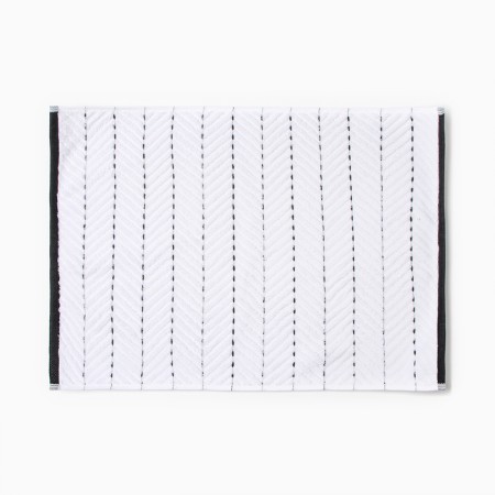 Froat Ethel Lines, col. White, 50x70 cm, 100% cotton, 750 g/m2-1