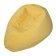 Mear-bag “Pear” is small, diameter 70 cm, height 90 cm, lemon color, velor