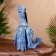 Souvenir "Pelican" hanging paws, wood 40 cm