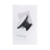 Handle button tundra RK023BL Light, black with a white insert