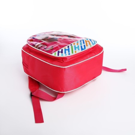 Baby backpack on lightning, pink color-6
