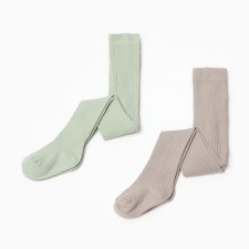 A set of tights of crumb I am Basic Line, height 74-80 cm, beige / olive
