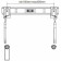 GMP 3002 bracket, fixed, 26-47 ", up to 50 kg, 14.5 mm from ST, black