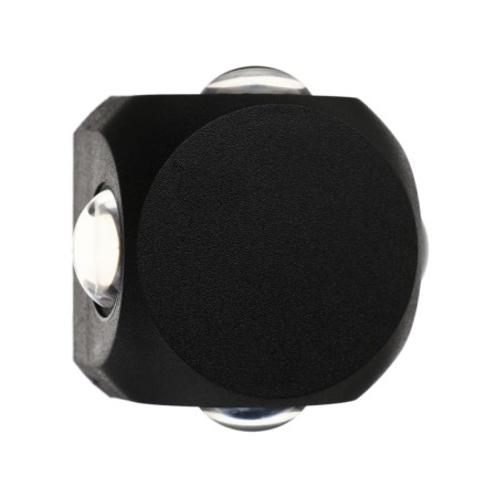 Facade lamp “Cube”, FSD-064, 4 watts, 3000k, 2 rays, IP65, 220 V, plastic, black-4