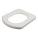 Seat toilet seat, 44 × 38 cm, density 25 kg/m³, foam, white