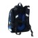 School backpack 38 x 30 x 16 cm, ergonomic back, stavia "quest", multicolor/blue