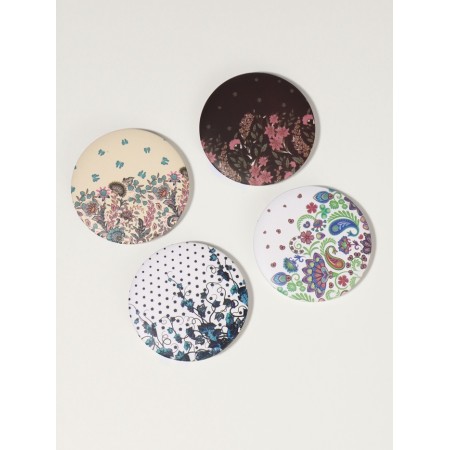 Folding mirror "flowers", d = 7.5 cm, color mix-5