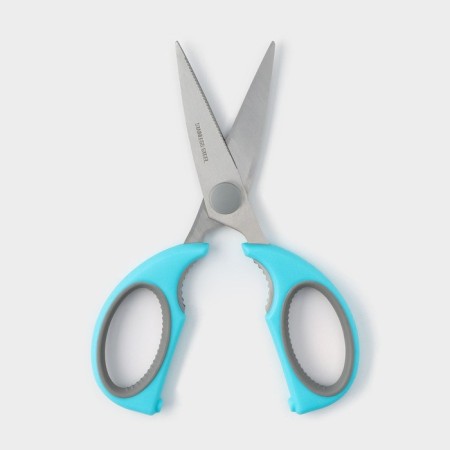 Scissors kitchen shares "Elba", 22 cm, blue color-3