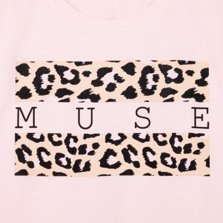 Women's T-shirt KAFTAN MUSE, pink color, size 40-42-6