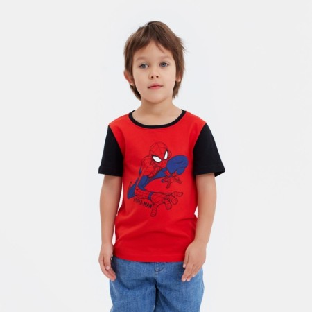 T-shirt Children's Marvel "Spider Man", height 98-104 (30), red/black color