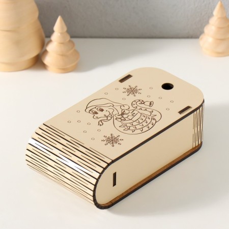 New Year's box "Snake. With a gift" 13x7x4