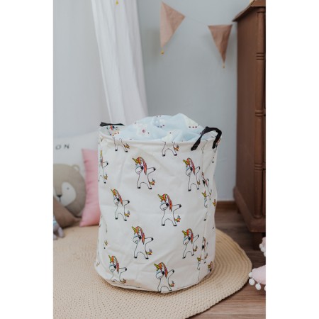 Basket Winness Textile Dolyana "Unicorns", 40 × 40 × 48.5 cm-6