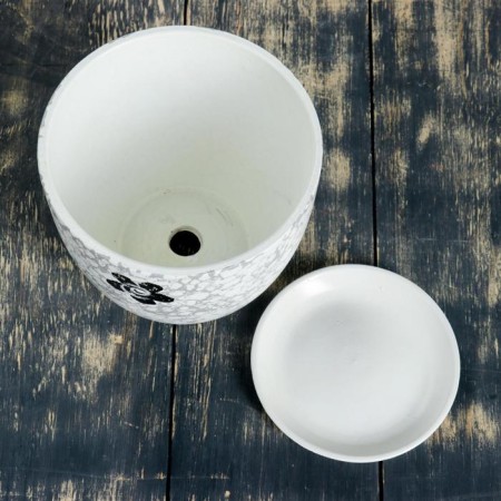 Flower pot "Winter Garden" No. 3 High oval 1.5l-3
