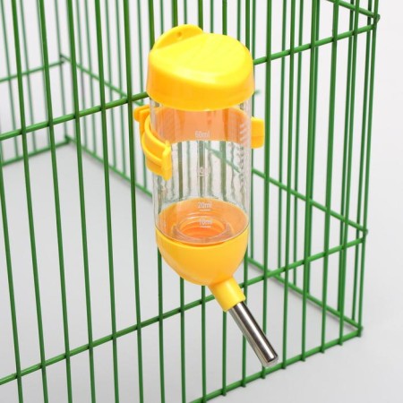 A complex for rodents with a feeder and a drinker of 80 ml, a mix of flowers-6