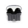 Wireless headphones Mybit Pro13, TWS, inserts, BT 5.0, 30/180 mAh, transparent, black