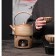Handmade kettle for tea ceremony with a tea stove, 300 ml