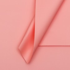 Flower film, 57x57cm, light-coral