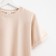 Women's T-shirt Minaku Regular Fit: Beige color, river 48