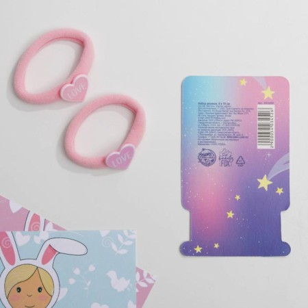 Hair gum "Lama", 2 pcs.-2