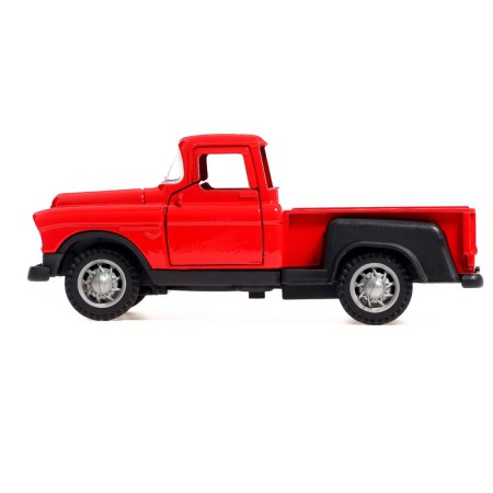 Retro pickup machine, metallic, inertia, doors, light and sound effects, 1:32, red red and sound effects open-1