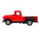 Retro pickup machine, metallic, inertia, doors, light and sound effects, 1:32, red red and sound effects open