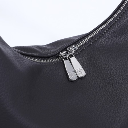 Load bag with zipper, external pocket, long belt, dark gray color-4
