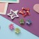 Hair set "Little Asterisk" (2 invisibility, 4 crab) stripes, mix